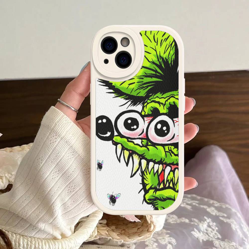 Забавный чехол Rat Fink из твердой кожи для iPhone 14 13 16 Mini 15 14 11 12 Pro Max Plus Fundas