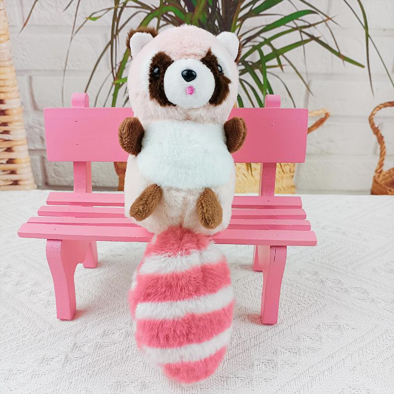 Милый енот плюшевая подвеска игрушка кукла брелок рюкзак брелки аксессуары подарок