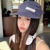 Кружевной солнцезащитный платок-бандана Клетчатая бандана на завязках Кепка Модный платок Бейсболка Летний