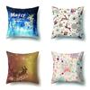 Christmas and New Year Gift Pillowcases Office Cushion Covers Living Room Pillowcases Waist Pillowcases