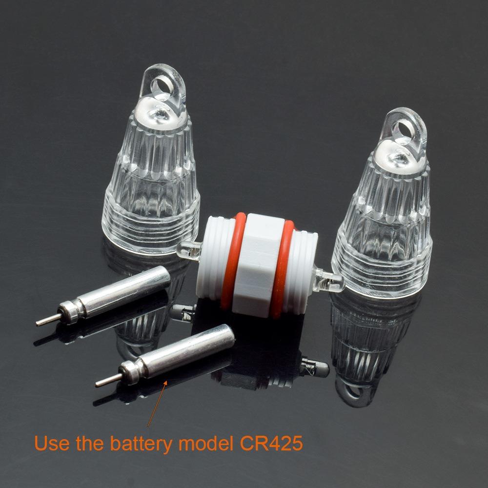 4 Colors Bait Light Plastic Lure Light Fishing Accessories LED Fish Lamp