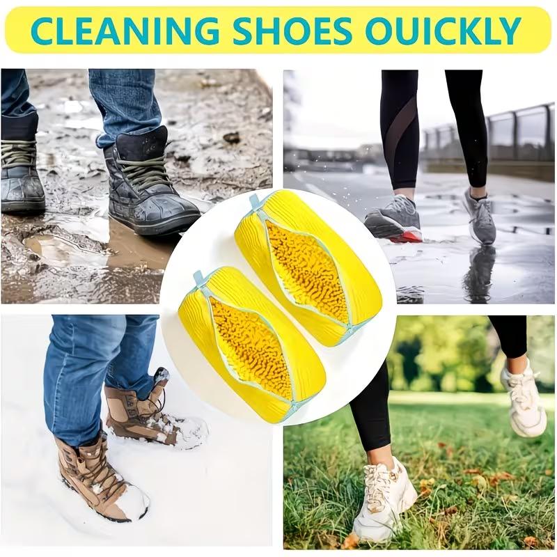 Shoe Washing Machine Bag Laundry Sneaker Wash Bag with Zipper, Protective Mesh Bag for Washing Shoes and Sneakers