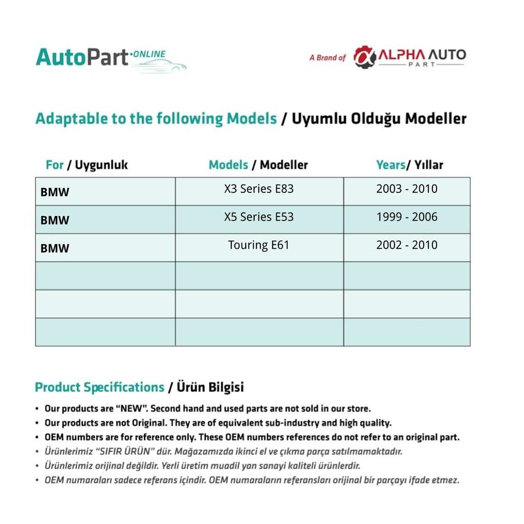 Нога шторки люка для BMW X5, X3, E61