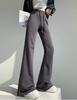 Ayollar Klesh Shimlar Streetwear Slim Yuqori Bel Keng Oyoqli Sport Shimlari Kundalik Uzun Sport Shimlari Ipli Shimlar