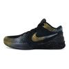 Nike Zoom Kobe 4 811 Силовая борьба при производстве Амортизация Высокие Баскетбольные кроссовки Унисекс Черный/Золотой Серебристый FQ3544-001(Команда80-)