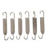 BELLIFFY 6pcs Spring Bike Motorcycle Car Motorcycle Swivel Spring Tension Spring Muffler Spring Exhaust Spring Stainless Steel Silver