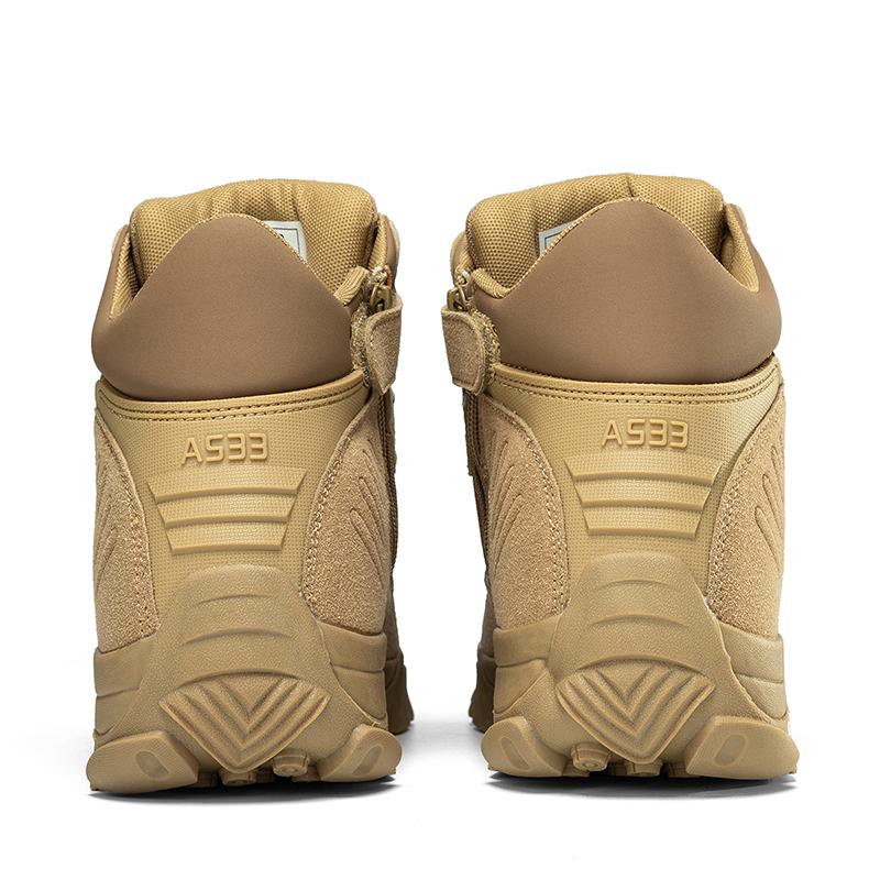 High-end Wear Resistant Men Hiking Boots Outdoor Mountain Trekking Tourism Walking Hunting Shoes Durable Male Footwear