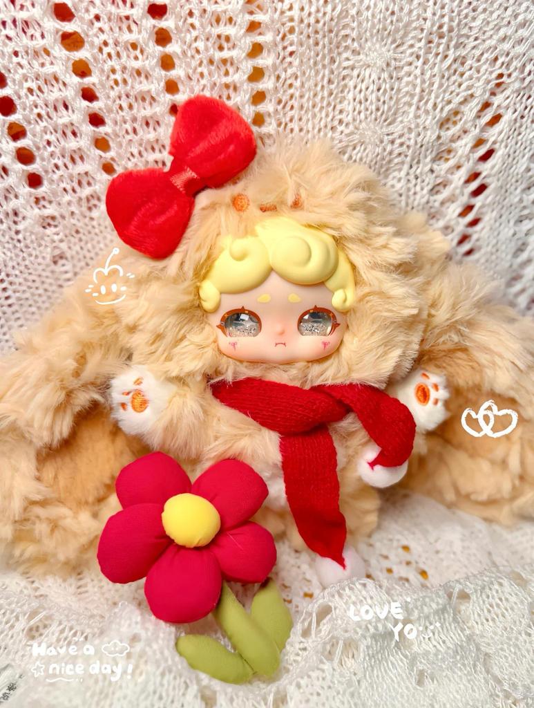 LuckyDeerNai Спокойной ночи, маленький кролик, детская плюшевая фигурка-подвеска из слепой коробки - Подарок-сердечко, четвертое поколение