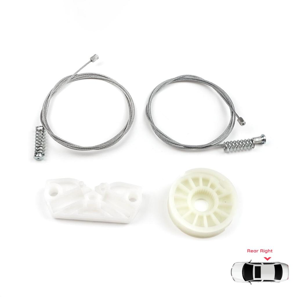 EWR1120 Electric Window Regulator Repair Kit Rear Right Quarter for Mercedes CLK W209 C209 A209 2002-2009 2-Door A2096700203