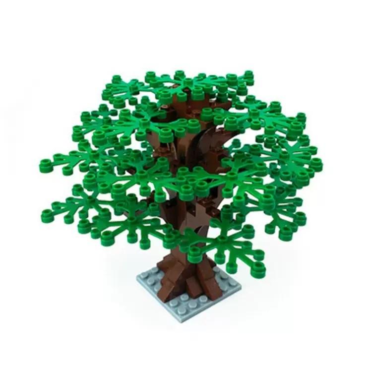 30pcs 6 x 5 Leaves Block Flower Tree Parts Compatible 2417 Classic MOC Build Brick Construction City Street View Accessories