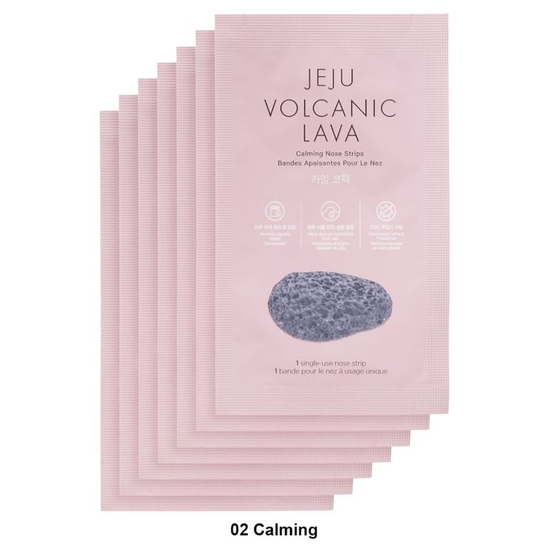 The Face Shop Набор полосок для очищения пор на носу с вулканической лавой Чеджу - 2 типа