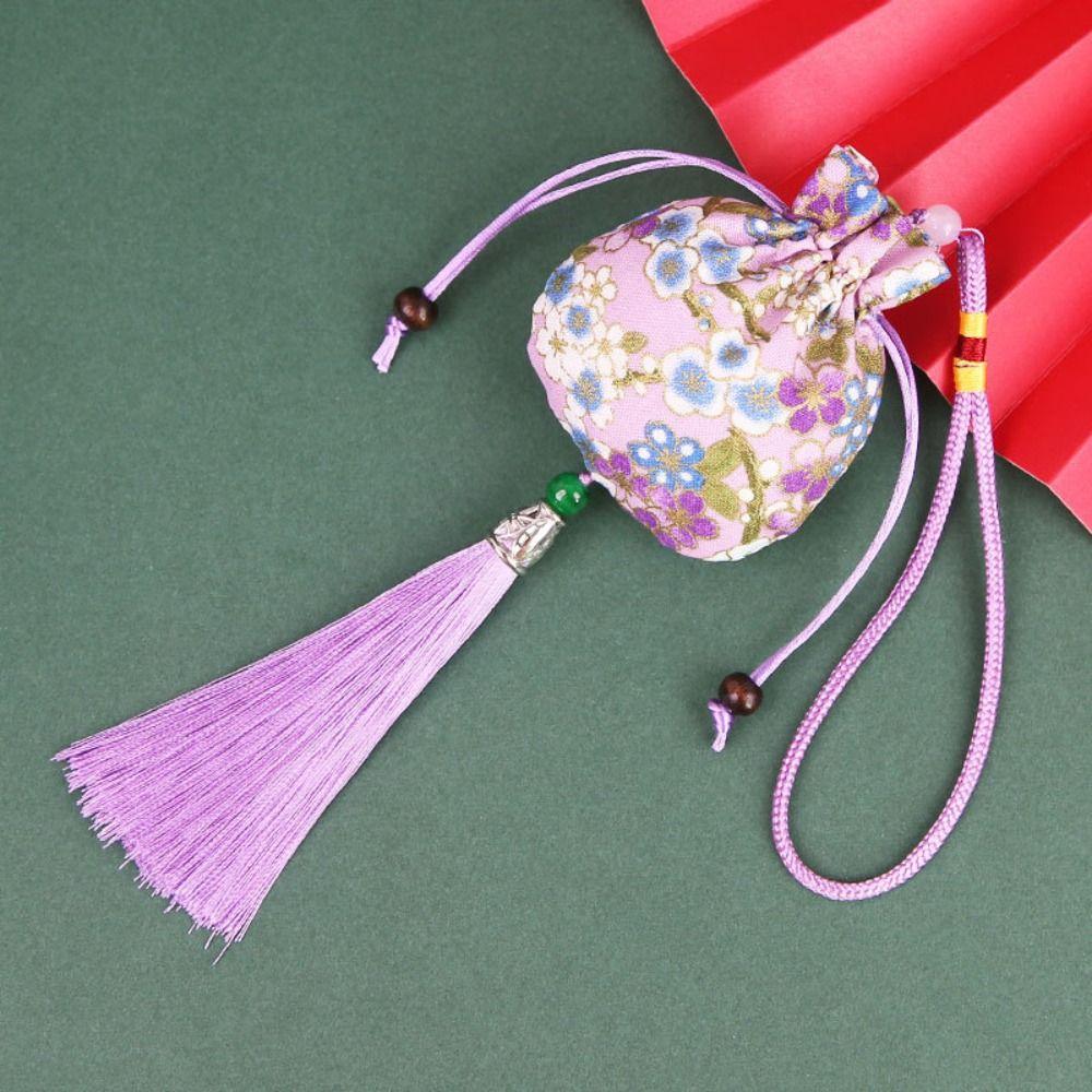 Printing Chinese Style Sachet Hanging Perfume Spice Bag Retro Tassel Small Pouch  Children
