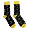 Nirvana Unisex Adult Happy Face Outline Ankle Socks