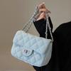 Rhombus Chain Bag Women's 2026 New Fashion Spring and Summer Versatile Shoulder Messenger Bag Small Square Bag
