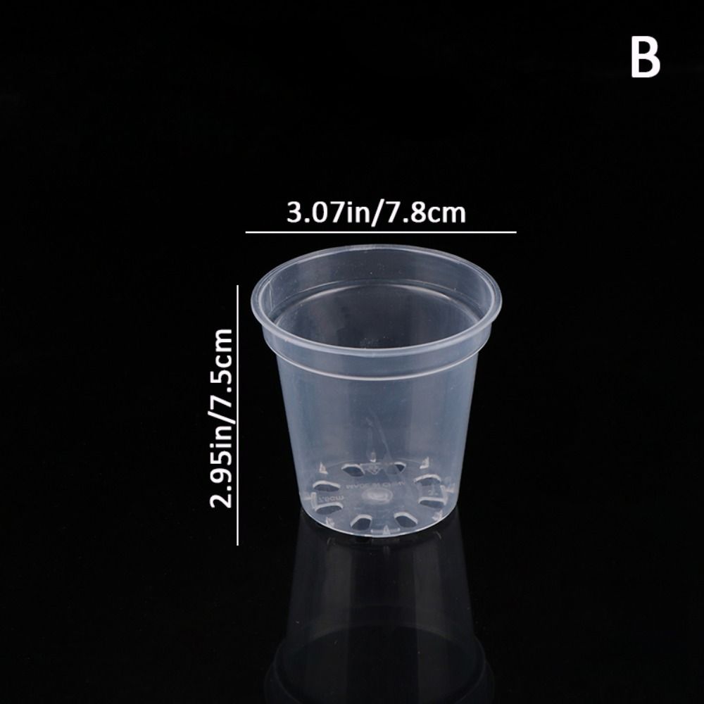 DIY Planter Pot Plastic Orchid Nursery Container New Round Starting Pot Garden