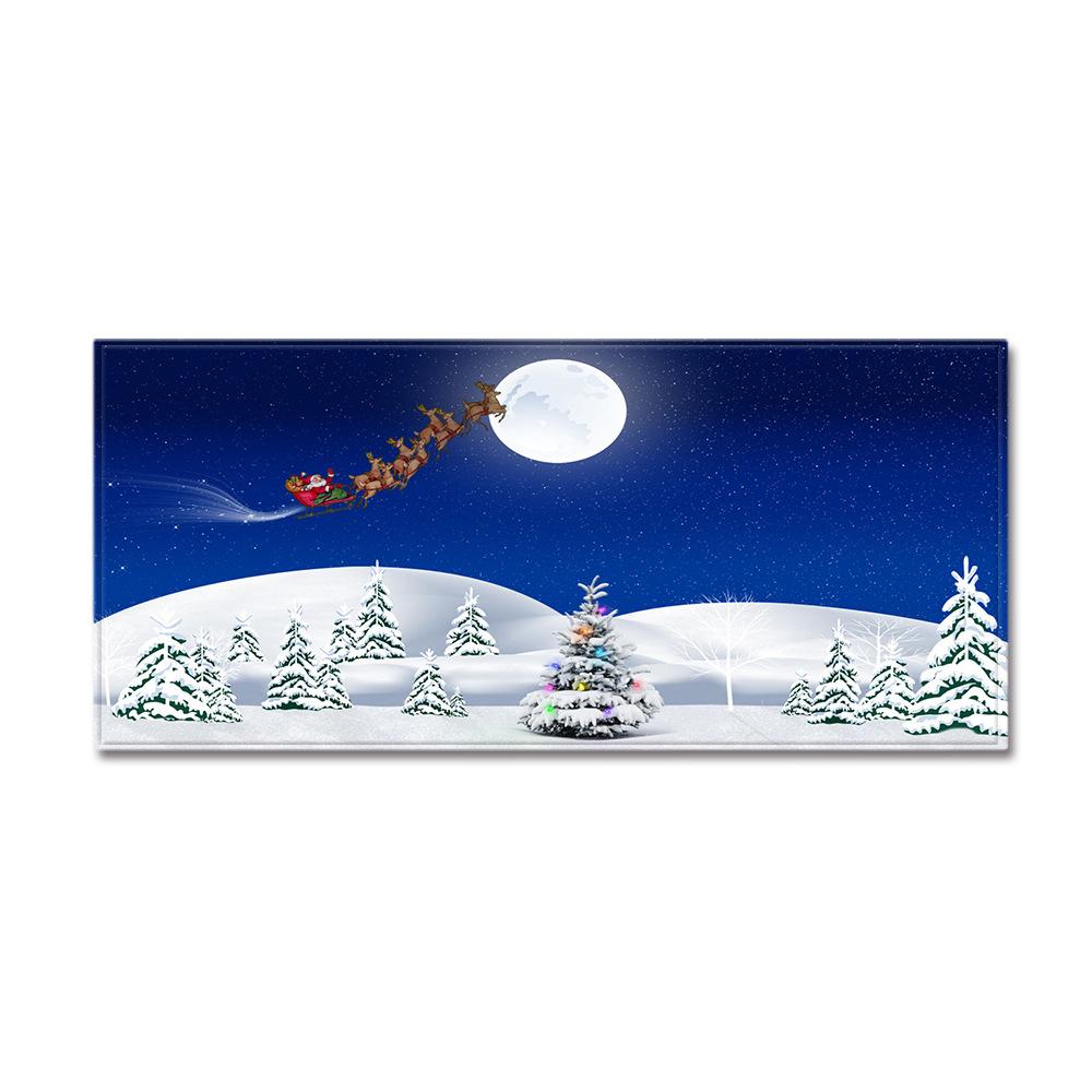 Christmas Kitchen Sand Carpet Doormat Long Floor Mat