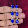 Lapis Lazuli 925 Solid Sterling Silver Earrings, Handmade Gemstone Earrings Jewelry, Gifts For Wife Brand New Earrings