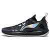 Li Ning Liren 3 V2 Низкие баскетбольные кроссовки с амортизацией Obsidian Мужские Ночной Черный ABAT057-7