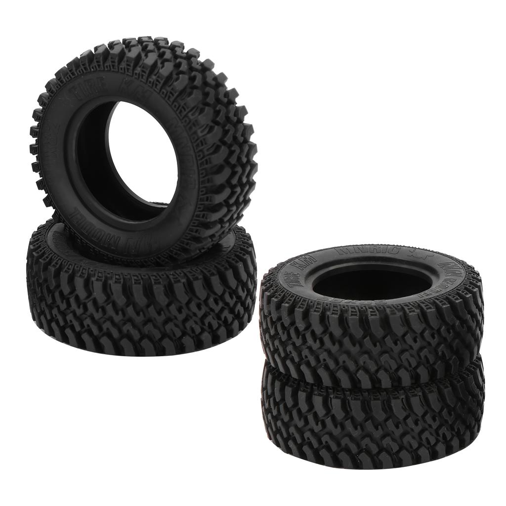 4 шт. RC Резиновые Колеса Шины Передние и Задние Шины для MN86 112 RC Гусеничных Моделей Запчасти для Модернизации