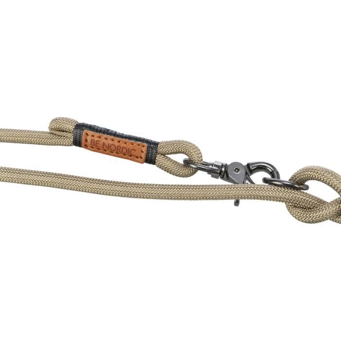 Laisse pour chien - Trixie - Be Nordic - Réglable - Beige - Nylon