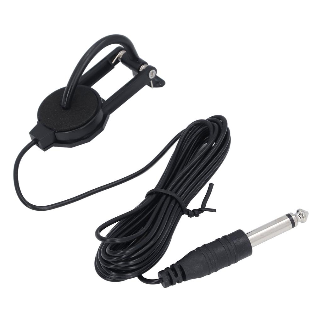 Violin Acoustic Pickup Portable Hole Free Patch ABS and Metal Clip On Violin Pick Up