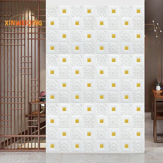 3D декоративная панель для настенной плитки, текстурированная самоклеящаяся пенопластовая наклейка на стену, кухонный фартук для ванной комнаты