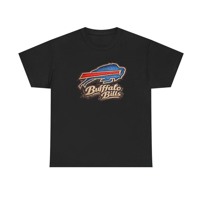 Buffalo Bills stitch logo Tee | Vintage distressed NFL Unisex T-Shirt