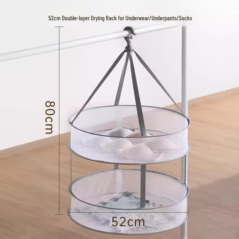 CHAHUA Large Double-Layer Clothes Drying Net