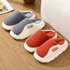 Fashion Winter Warm Fur Slippers Men Women Couples House Non Slip Soft Shoes Comfort Flat Heel Home Indoor Bedroom Plush Slippers