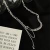Ожерелье женское новое модное персонализированное с кулоном p нишевое высококачественное зимнее цепочка универсальная простая на ключицу цепочка