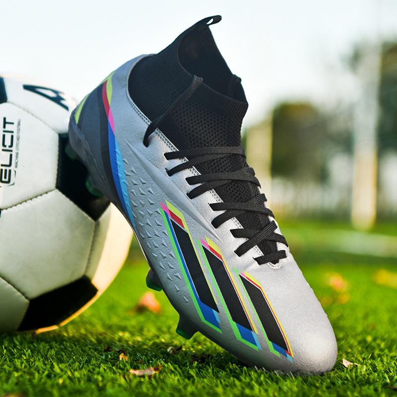 Обувь для иностранных торговцев Футбольные бутсы с высоким верхом Мужские и женские AG Короткие ногти TF Сломанные ногти Студенческие Молодежные Детские Взрослые Спортивные