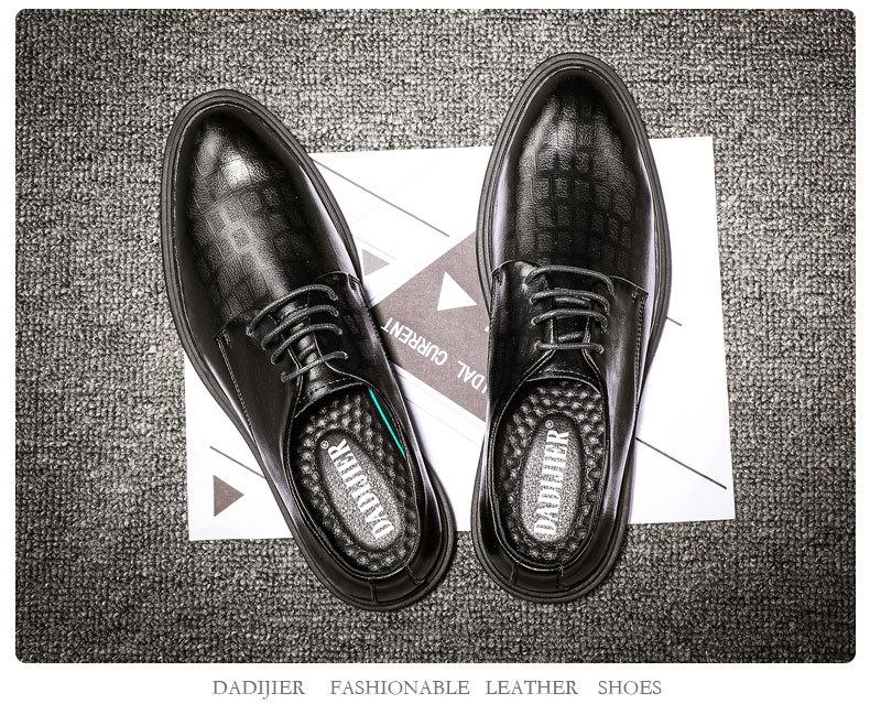 Men's Large Size Genuine Leather Casual Shoes - British Style Autumn Youth Formal