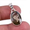 Natural Smoky Quartz Gemstone Handmade 925 Solid Silver Gift Pendant 1.25" Y2v01
