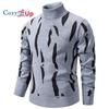 Cozy Up Men's Thickened and Fluffy High-Collar Pullover Sweater