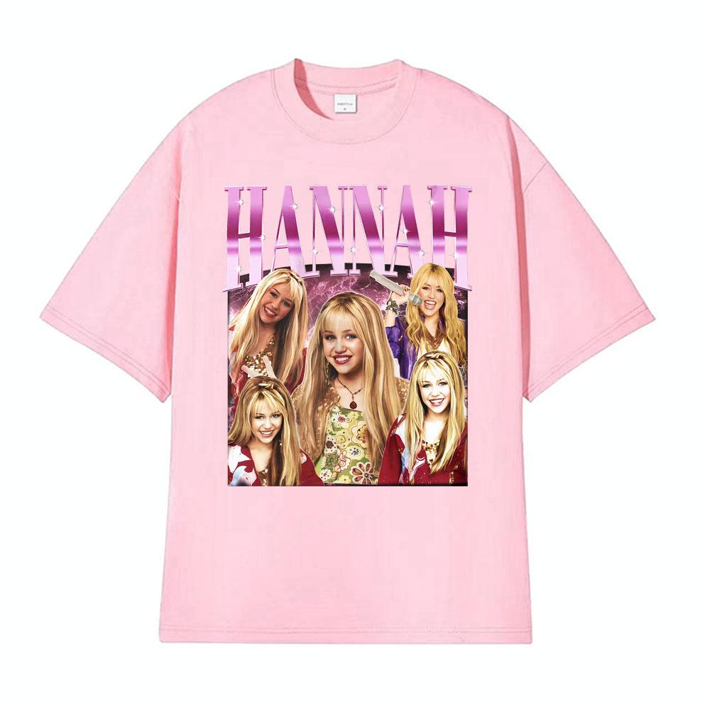 Limited Retro Hannah Montana Movie T Shirts Men Women Harajuku High Street Oversized Tshirt Casual Comfort Short Sleeve T Shirt