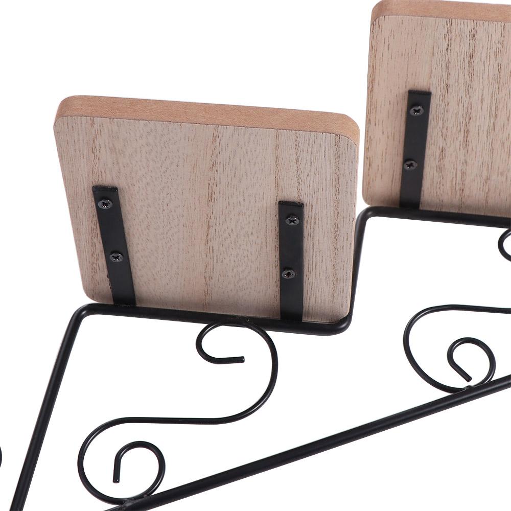 Металлическая настенная полка для дисплея в форме лестницы, подвесное кашпо, настенный декор