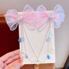 1 Pair Mermaid Princess Children Forehead Chain Bowknot Princess Headband Beautiful Hair Clip  Kids