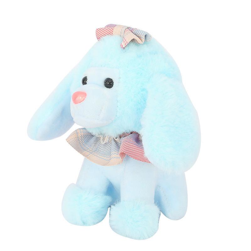 Adorable Plush Teddy Poodle Dog Keychain Charming Animal Bag Charm Keyring