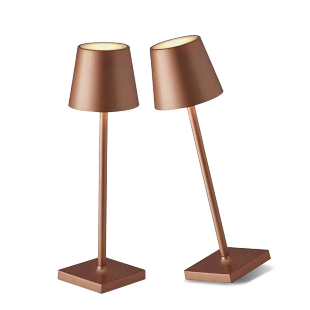 2 шт. Перезаряжаемая светодиодная настольная лампа, сенсорный выключатель, 3 уровня яркости, диммируемые настольные лампы, бар, клуб, ужин, креативное декоративное окружающее освещение