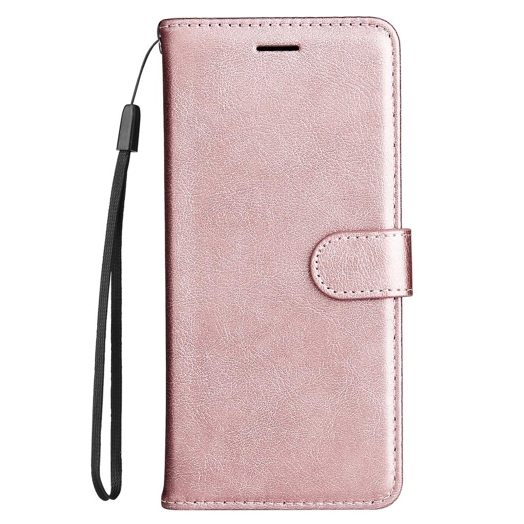 Подходит для iPhone16 кожаный чехол, Sony xperia 1VII однотонный кожаный чехол-кошелек с рисунком под кожу 17Pro
