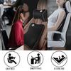 Ecloud Shop Lumbar Support Cushion Neck Pillow Ergonomic Universal Fit for Major Car B0013 Car/Headrest Kit, Design, Seats, Black,
