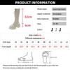 Rimocy 2025 Autumn Winter New Chunky Platform Long Boots Women Thick-soled Stretch Knitted Knee High Boots Woman Botas De Mujer