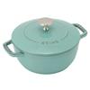 Рисоварка Staub Sage Green S с эмалированной крышкой для обеих рук, 1 чашка, совместимый с IH, японский продукт с серийным номером "Wanabe 16 см" [Авторизованный номер] Wa-NABE
