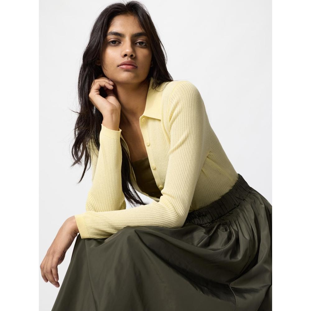 Uniqlo Кардиган поло в рубчик