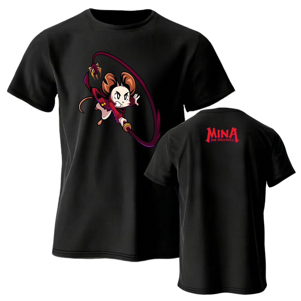 Game Mina The Hollower T-shirt Unisex Streetwear Cotton Loose Short Sleeve Fashion Tshirts Graphic Print Clothing Summer Men Tee