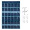 36 Pockets Clear Hanging Pouch Mobile Phone Storage Bag Classroom Calendar Pocket Chart Calculator Holder