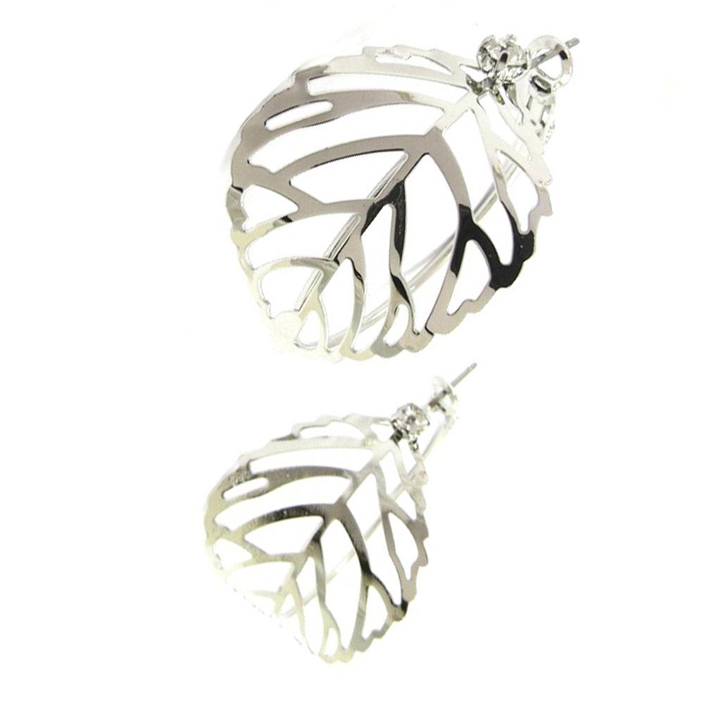 Les Trésors De Lily [L4268] — Серебряные серьги-кольца «Хореография».