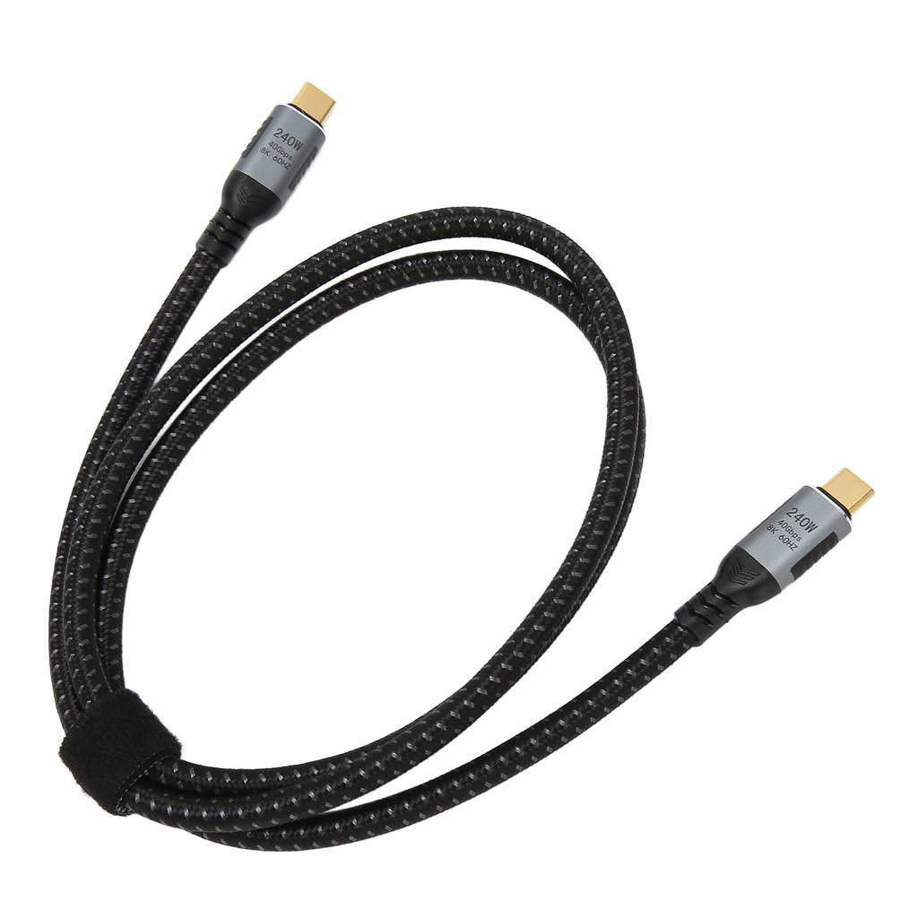 Кабель передачи данных USB 4.0 Gen 3, передача данных 40 Гбит/с, зарядка 240 Вт, поддержка отображения 8K 60 Гц, кабель Type C - Type C
