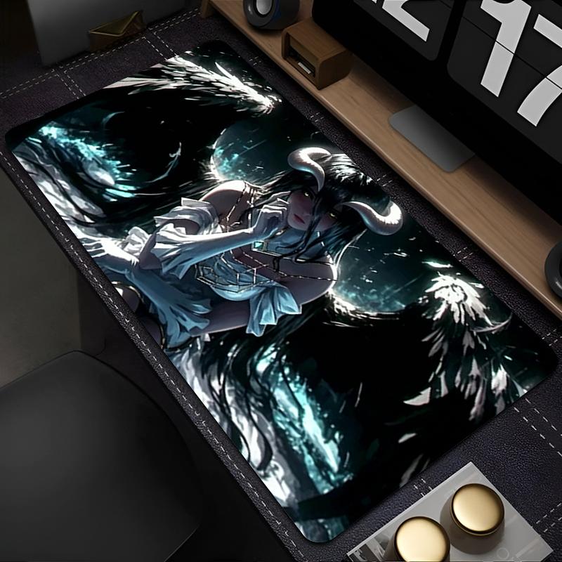 Коврик для мыши Игровой коврик для мыши Аксессуары для ПК O-overlord Альбедо Большой коврик для стола Милый аниме-коврик для мыши Компьютерный геймер Расширенный коврик для мыши