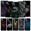 Мультяшный чехол-скорпион для телефона Xiaomi Redmi Note 14 13 5G 10 11 12 Pro Plus 4G 14C 13C 12C 10C Черный